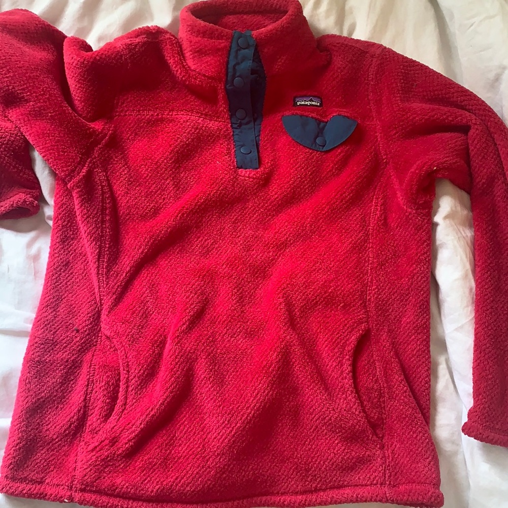 Pink and blue Patagonia fleece